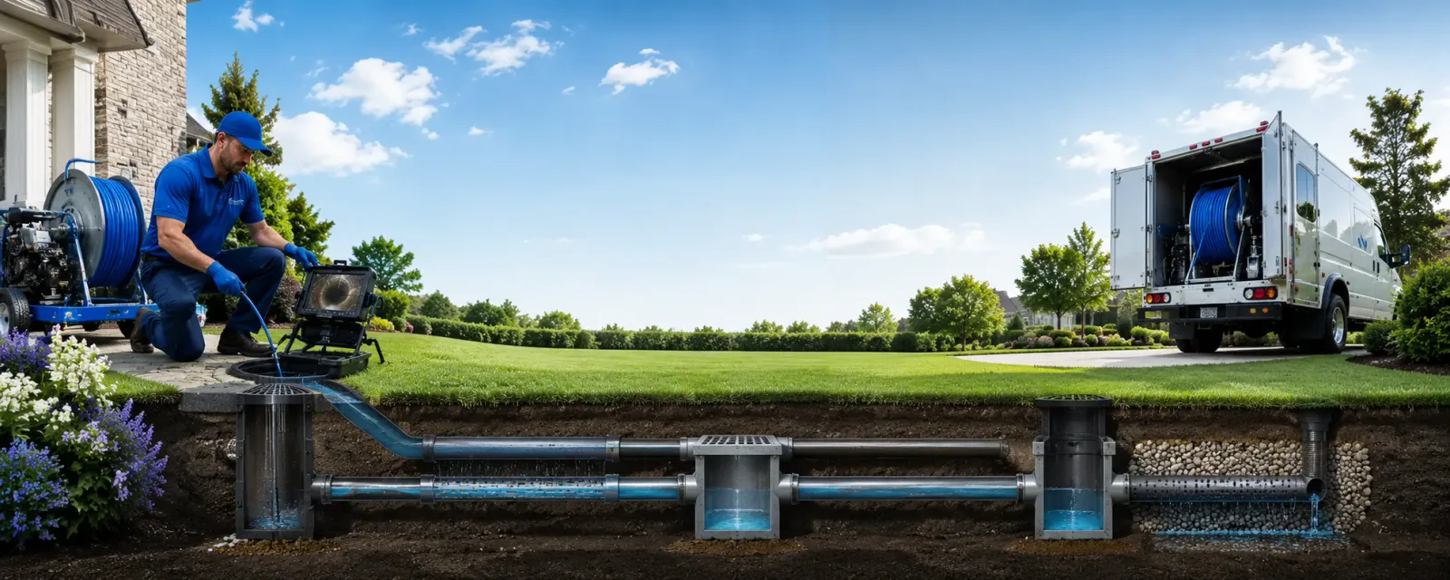 Outdoor drain cleaning information for Kingston, NH