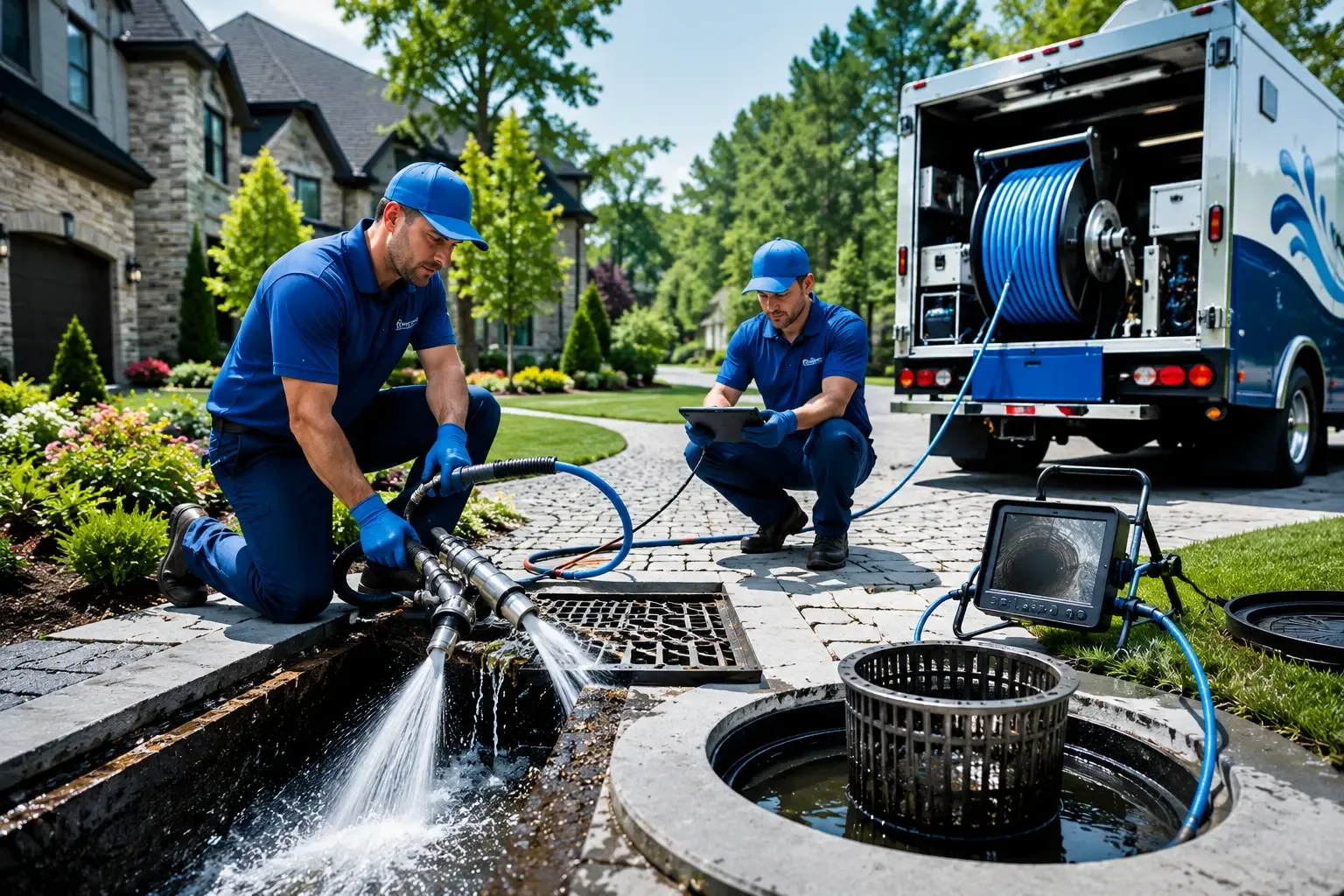 Local outdoor drain cleaning professionals in Kingston, NH